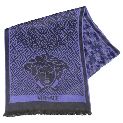 purple versace tie|Versace scarves for men.